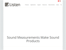 Tablet Screenshot of listeninc.com